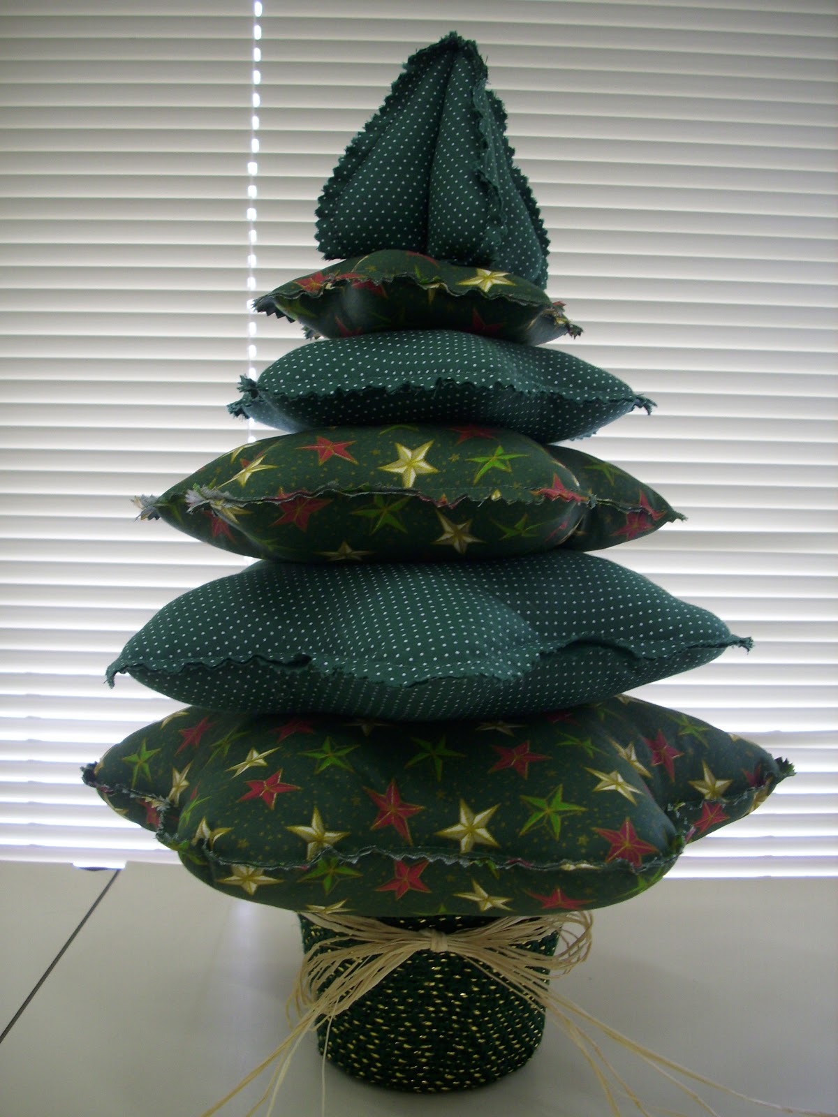 meu cantinho: Árvore de Natal de tecido