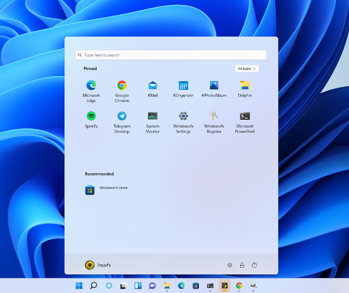 Linux cu interfata de Windows 11