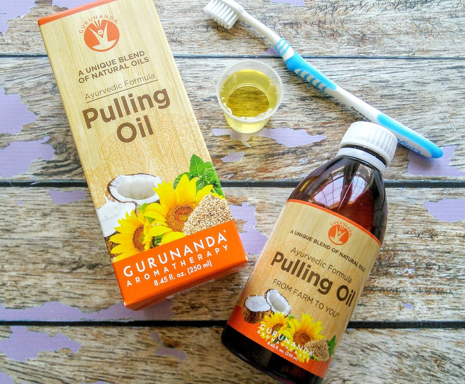 I received a sample of pulling oil.