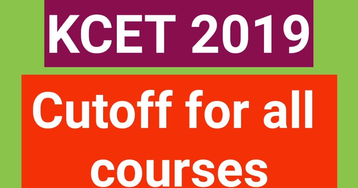 KCET cutoff for all Engineering Architecture and Farm science 2018