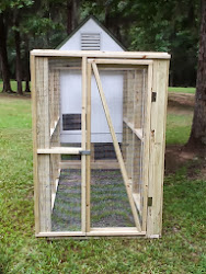 chicken coop chickens finished ready happy am