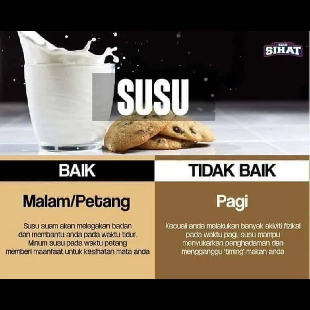 Waktu Terbaik Minum Susu