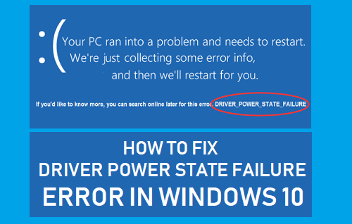 blue screen driver power state failure windows 7