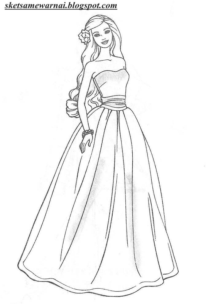 Gambar Mewarnai Berby Gambar Mewarnai Barbie Untuk An - vrogue.co