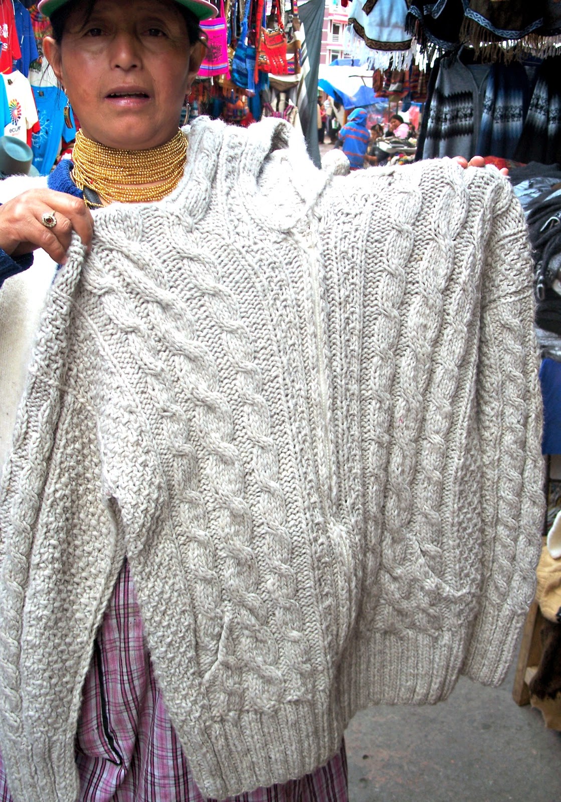 Otavalo Market Alpaca Sweaters