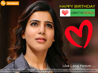 beautiful face samantha image with heart touching light smile