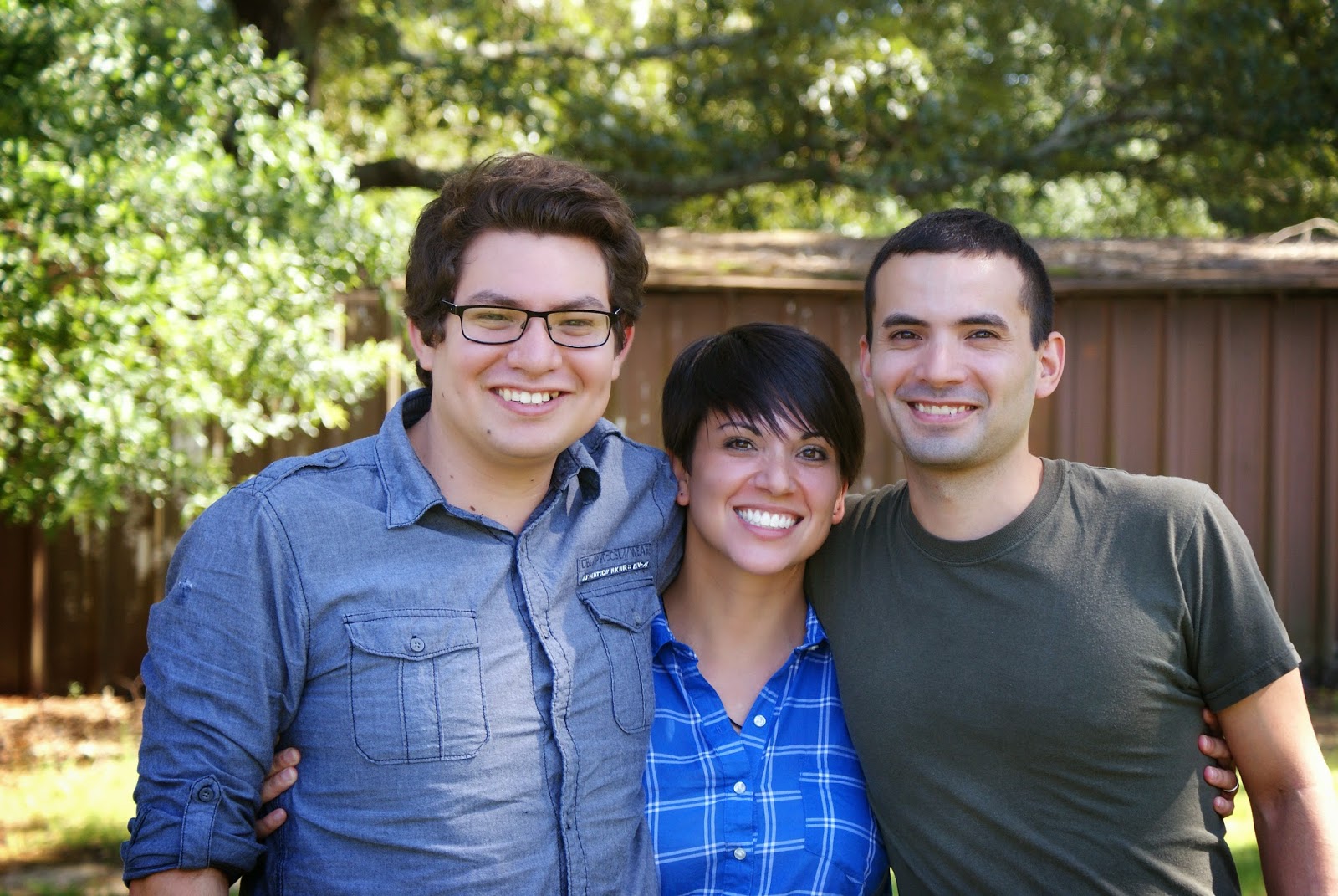 Jesse, Gina and Josh on the Fourth of July 