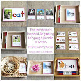 Montessori-inspired Beginning Language Bundle in Action