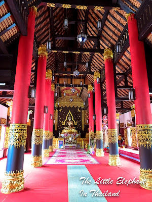 Interior of the Wat Na Wong in Nan province, North Thailand Interior of the Wat Na Wong in Nan province, North Thailand