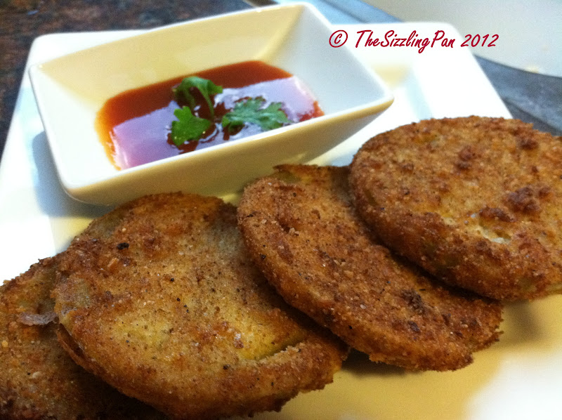 The Sizzling Pan "Appetizers" Fried Green Tomatoes