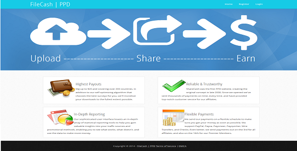 Webs Craft: FileCash PPD site script 1.0 Download