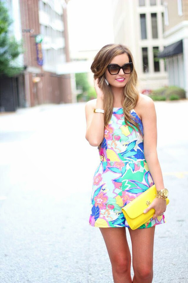 Megan Runion // For All Things Lovely: Floral Romper Day Date ...