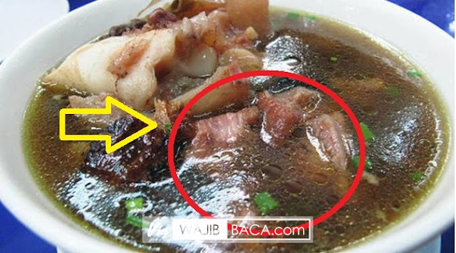 Menyantap Sup Daging Memang Lezat, Tapi Jika di Dalamnya Ada Sesuatu Seperti Ini? Hii... 