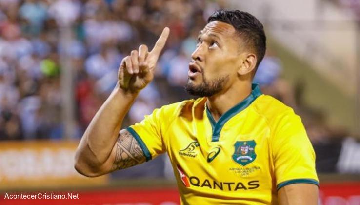 Israel Folau pide a cristianos predicar