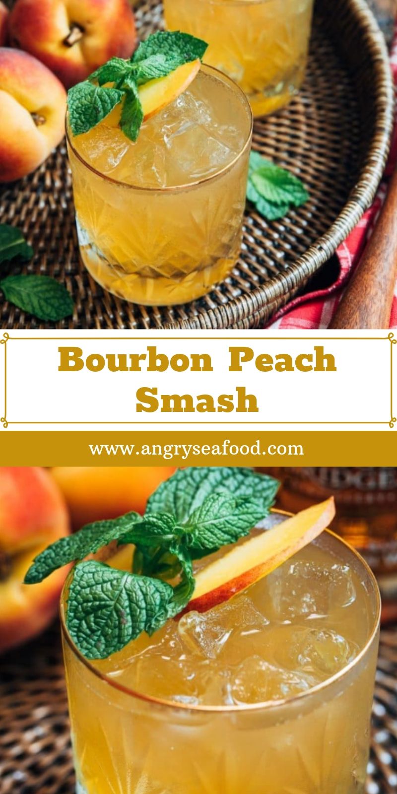 Bourbon Peach Smash Bourbon Peach Smash