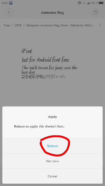 Cara ampuh ganti Font di semua versi MIUI tanpa ROOT 100% berhasil