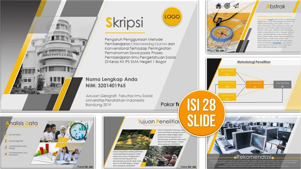 PPT untuk Sidang Skripsi, Tesis dan Disertasi - PAKAR POWERPOINT
