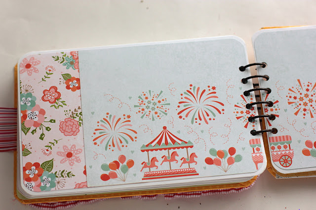 Family Mini Album by Elena Olinevich using BoBunny Weelend Adventures Collection