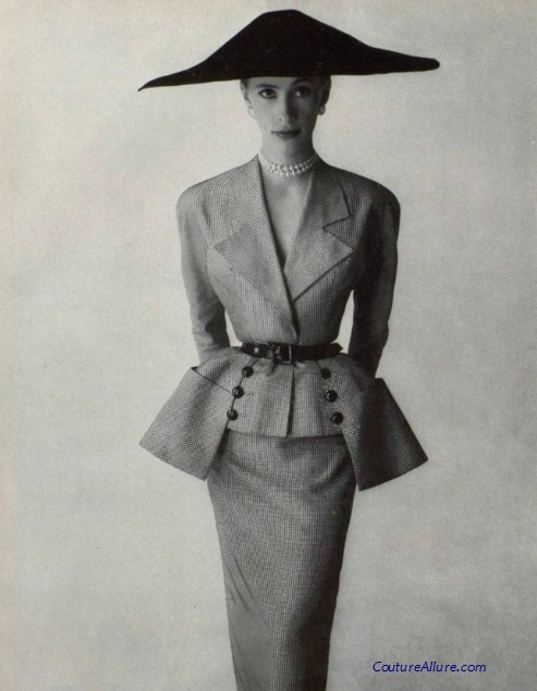 Couture Allure Vintage Fashion: Paquin Suit - 1951