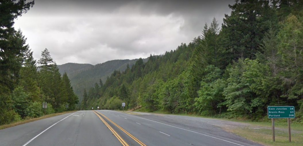 US Route 199; the Redwood Highway