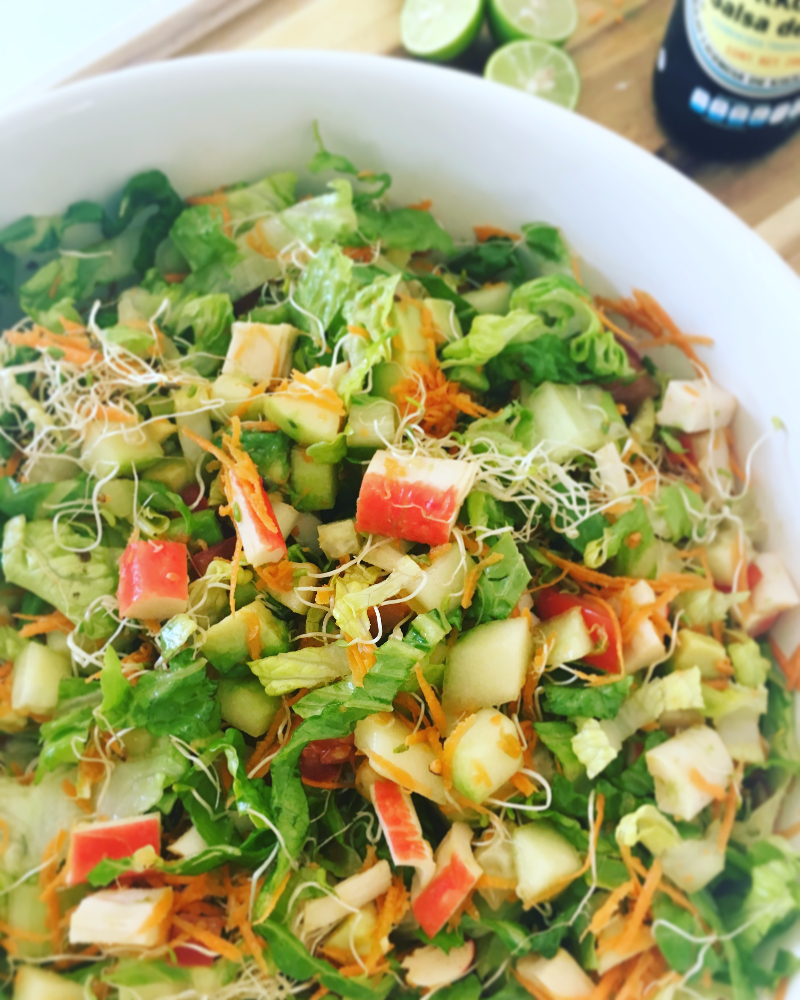 Ensalada de surimi Delirios de Cocina