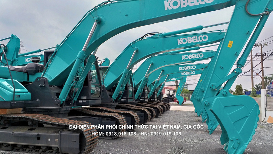 Máy đào bánh xích Kobelco SK200-10, gầu 0.93 khối.