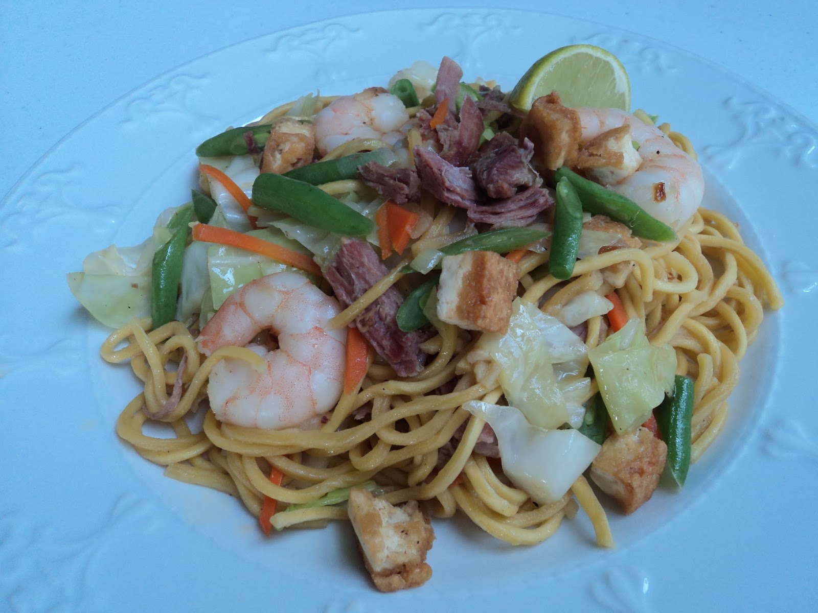 Filipino Food Aficionado Pansit Canton (StirFried Egg Noodles)