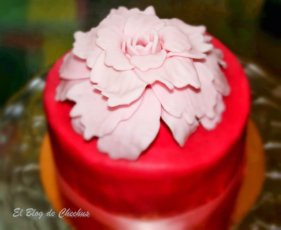 Tarta Peoni, Tartas decoradas, El Blog de Chechus, Chechus Cupcakes