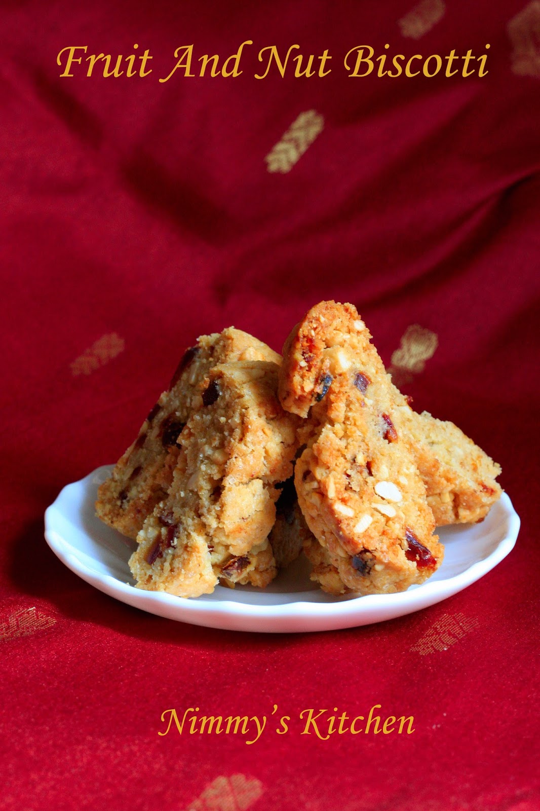 Nimmy's Kitchen Fruit And Nut Biscotti
