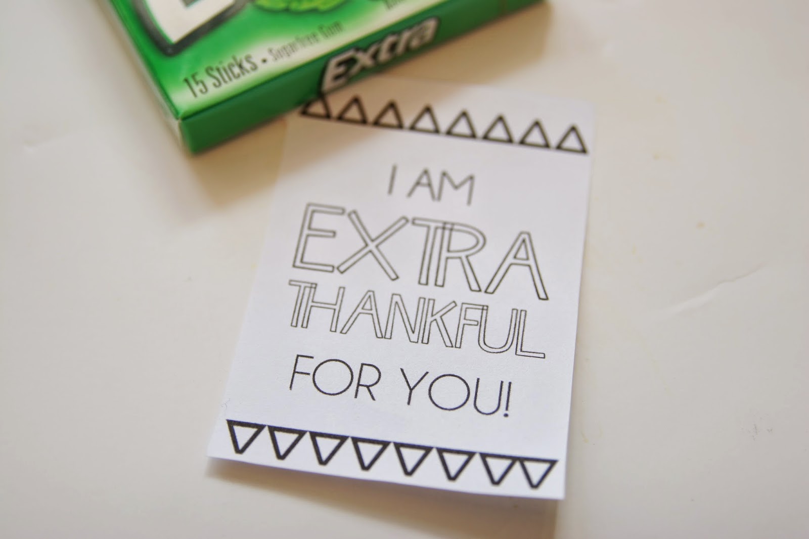 I am extra thankful for you free printable