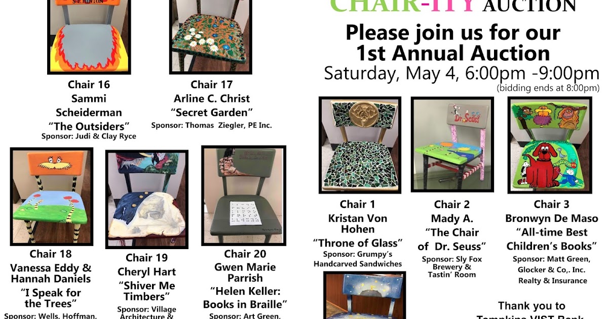 Here Are All the Artistic Chairs for Library Auction