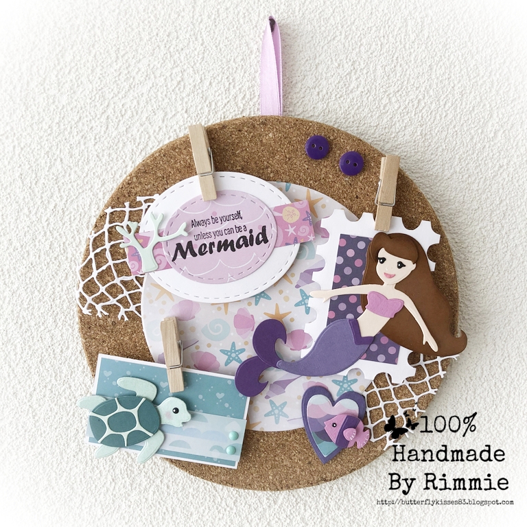 Mermaid bulletin board