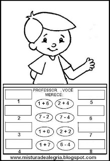 Dia do professor,atividades de matemática