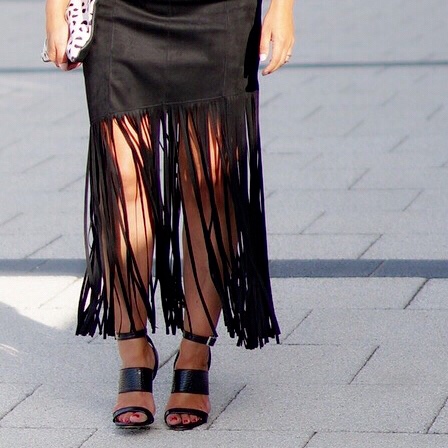 Fringed Skirt... | Mission:Style