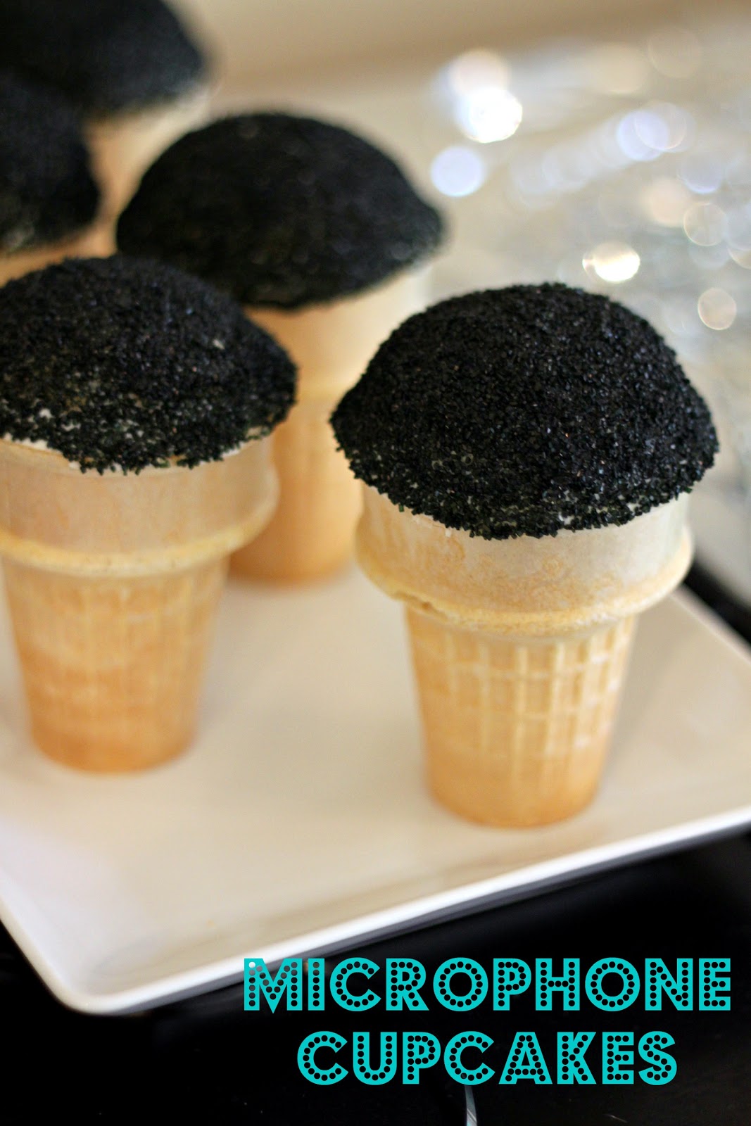 Domestic Charm Microphone Cupcakes