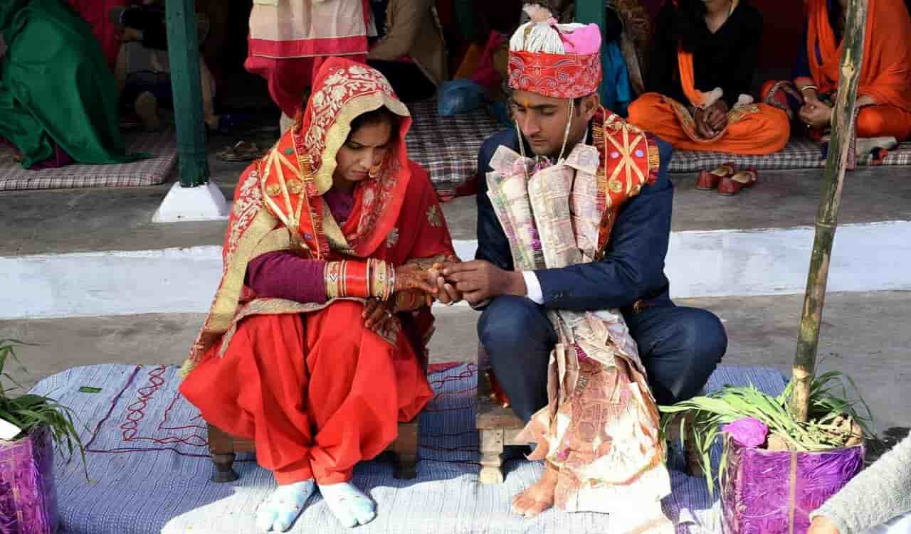 girl and boy wedding