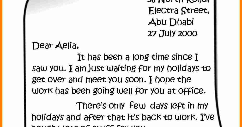 Materi Bahasa dan Sastra Inggris SMA Writing Letter