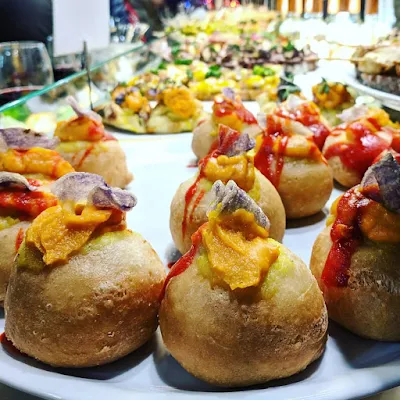 One Week Bilbao Itinerary: pintxos on Plaza Nueva