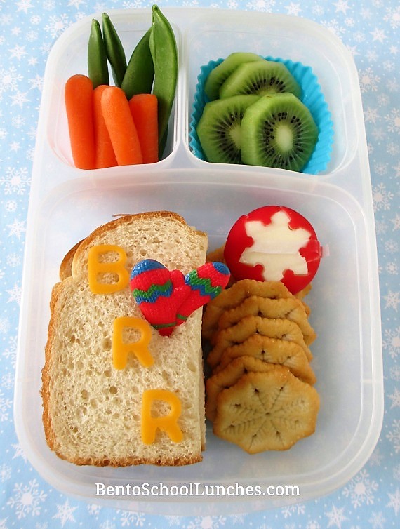 Bento School Lunches 4 Winter Themed Lunches