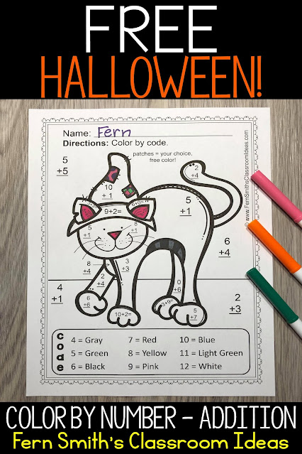 Click Here to Download This Halloween Color By Number Addition Worksheet Freebie For Your Class Today! Click Here to Download This Halloween Color By Number Addition Worksheet Freebie For Your Class Today!