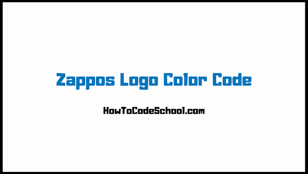 Zappos Logo Color Code