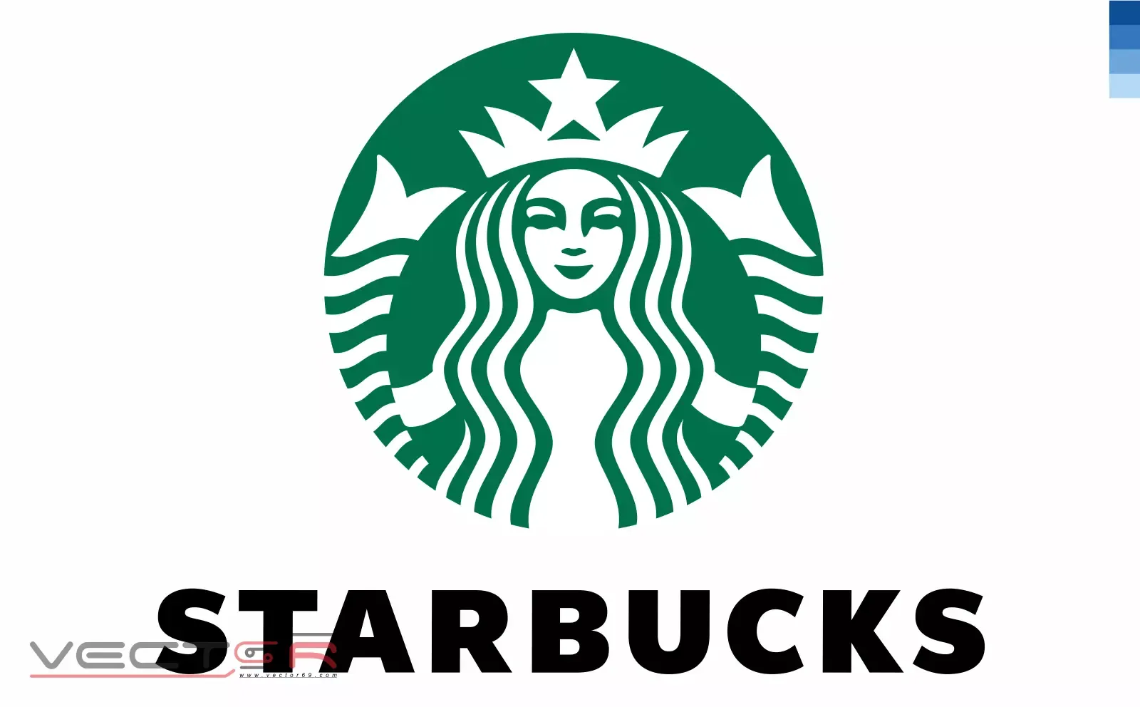 Starbucks (2011) Logo With Wordmark Stacked - Download Vector File Encapsulated PostScript (.EPS)