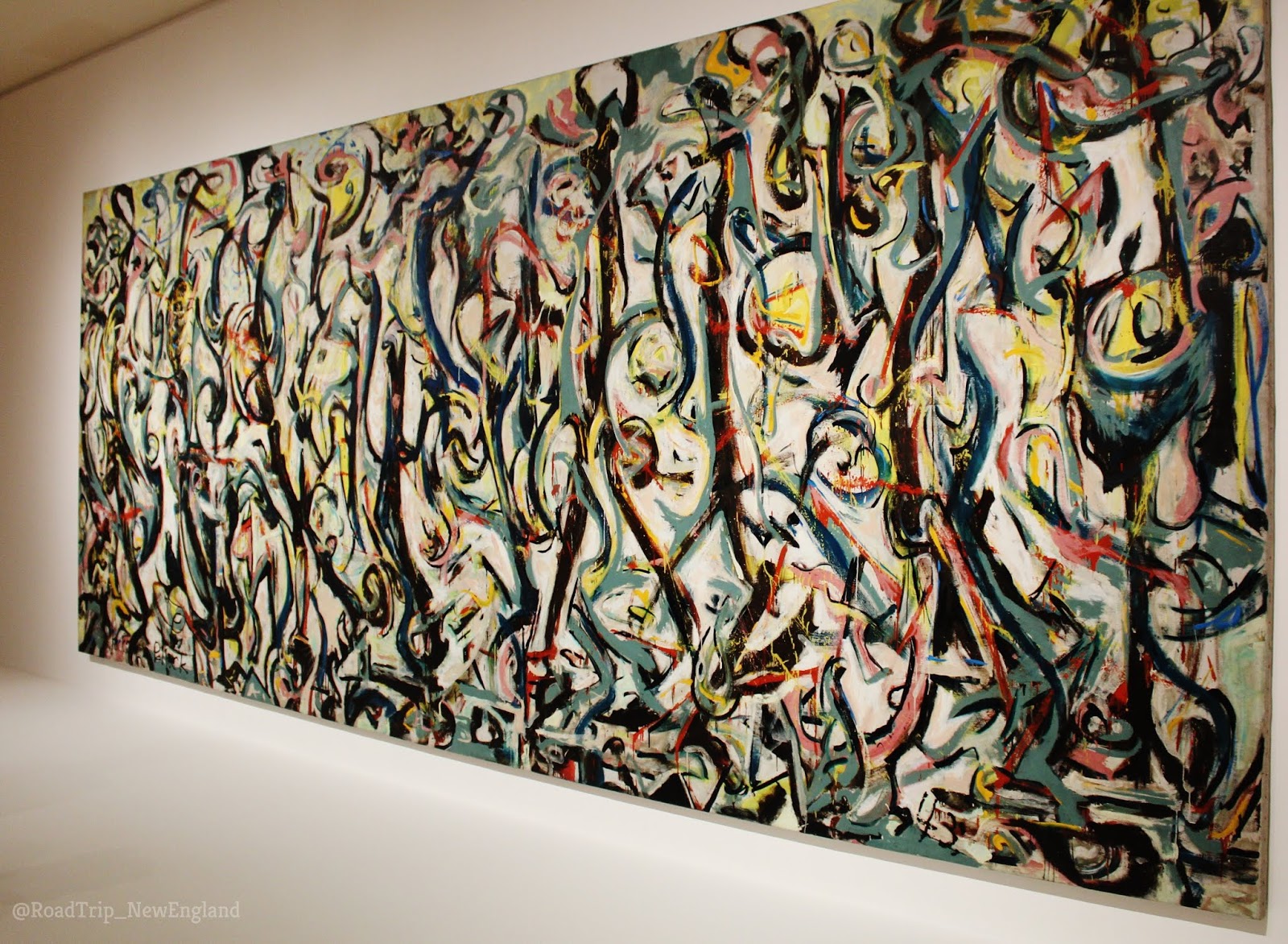 RoadTrip New England Mural Jackson Pollock & Katharina Grosse at the