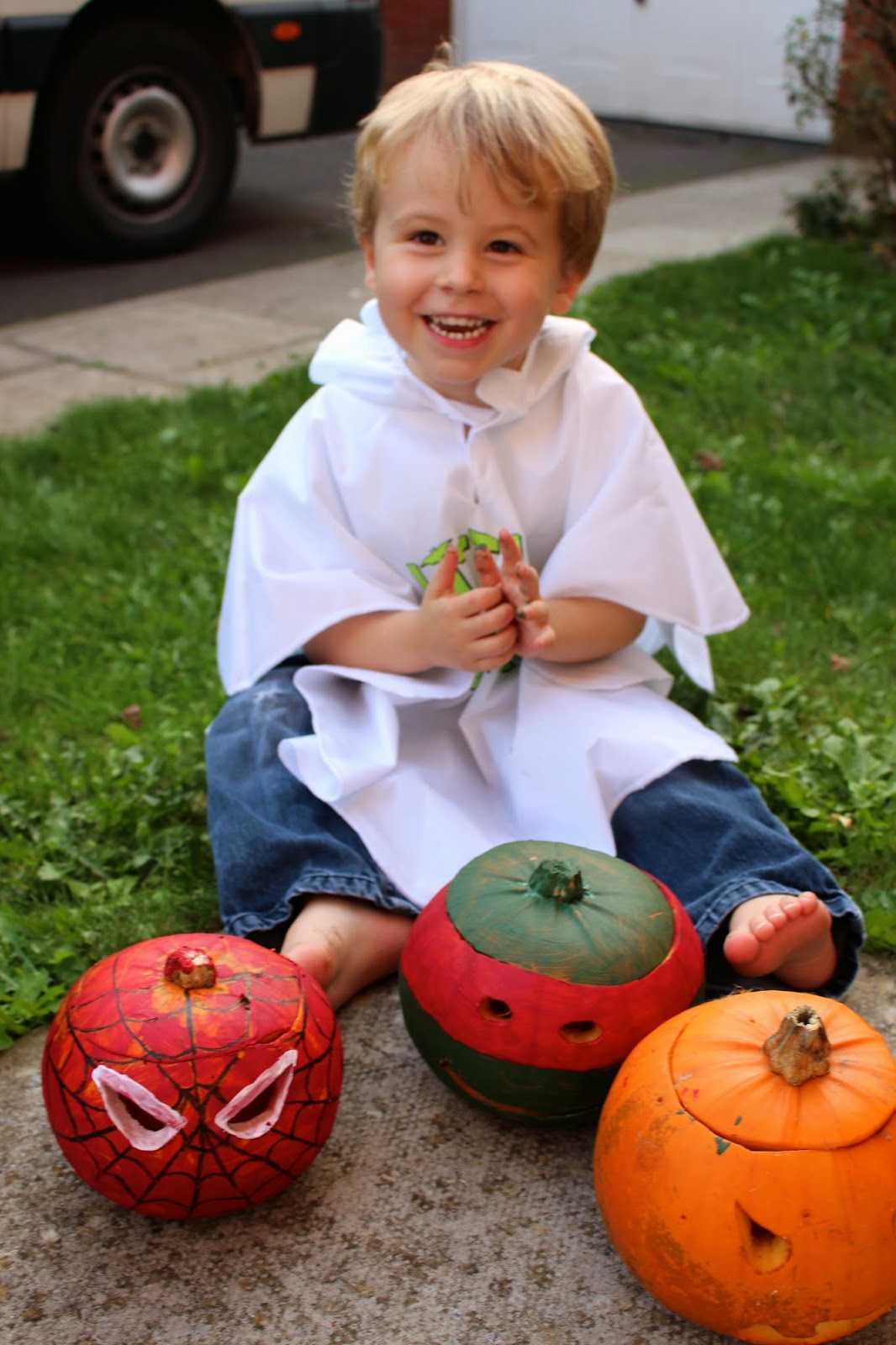 spiderman and teenage mutant ninja turtles superhero pumpkins