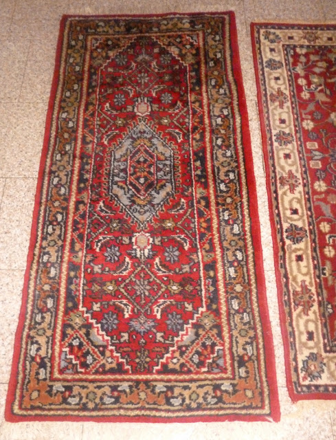 tappeto annodato a mano Herati Bidjar pulito e profumato artemassaggi.blogspot.com