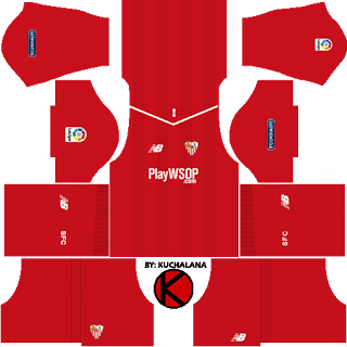 Sevilla FC Kits 2017/18 - Dream League Soccer