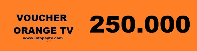 Voucher Orange TV 250 Ribu