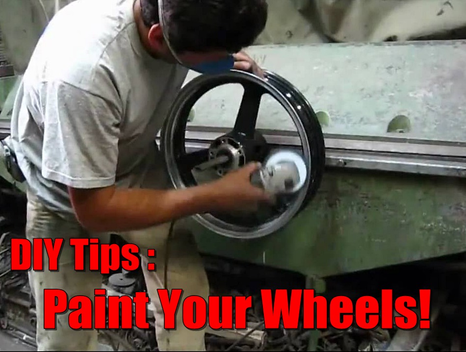 Do It Yourself Paint Your Motorcycle Wheels Motorcycle Tips