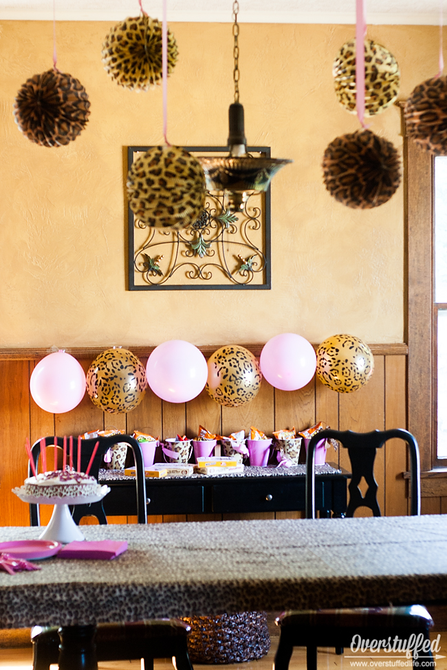 Super Simple Cheetah Birthday Party Ideas - Overstuffed