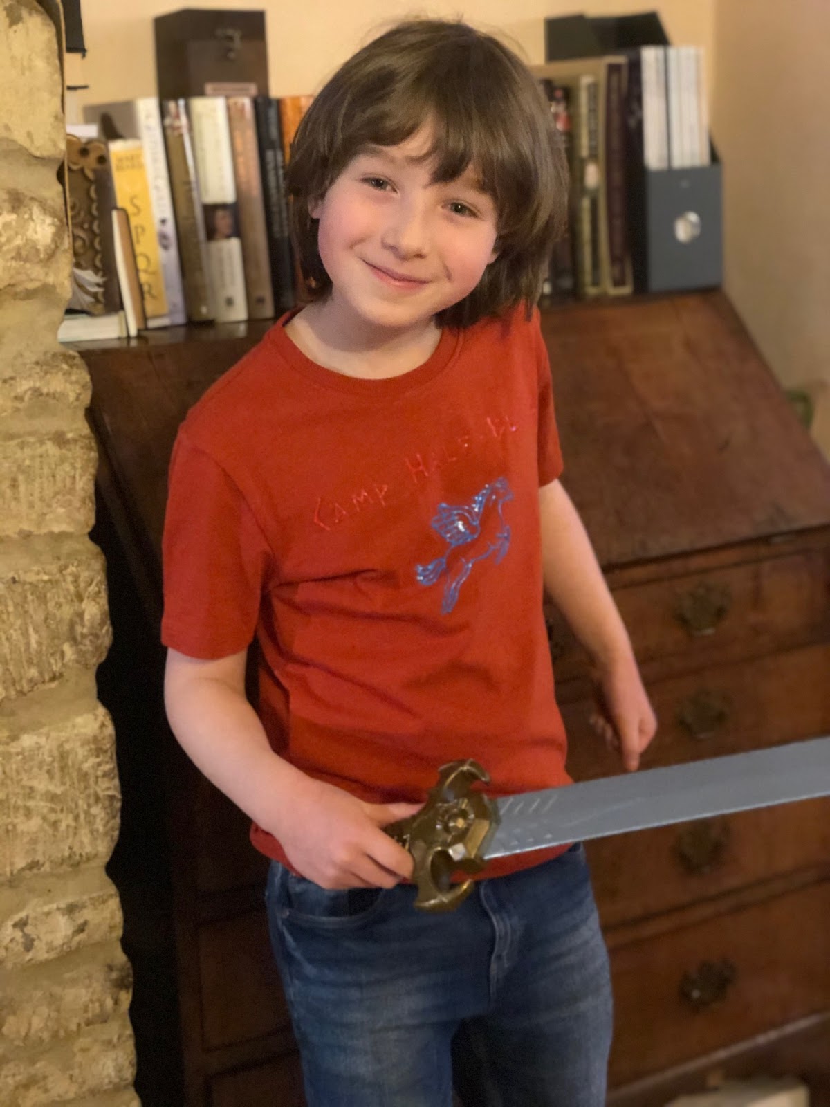 Chez Maximka Percy Jackson's costume for World Book Day Chez Maximka Percy Jackson's costume for World Book Day